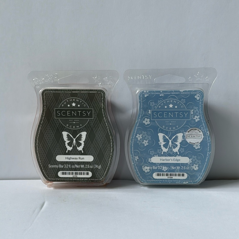 2 Scentsy Bars - Highway run, Harbors Edge NEW